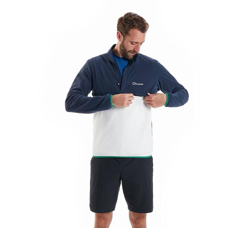 Pánska Fleece Berghaus Aslam Modre Biele Slovensko 3690HOWRX